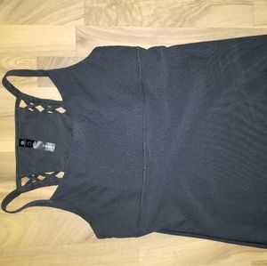 90 degree reflex black workout tank xl